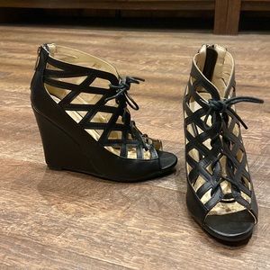Black size 7 wedges